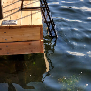 Powder Coated with Durable Shiny Black Marine Grade Paint